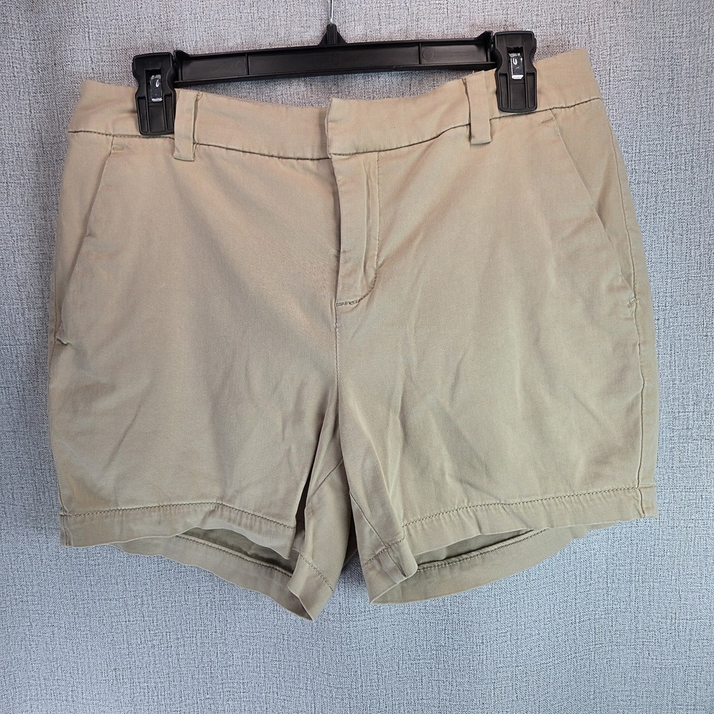Liverpool LA Classic Womens Shorts Size 8/29 Kelsey Mid Rise Biscuit Tan